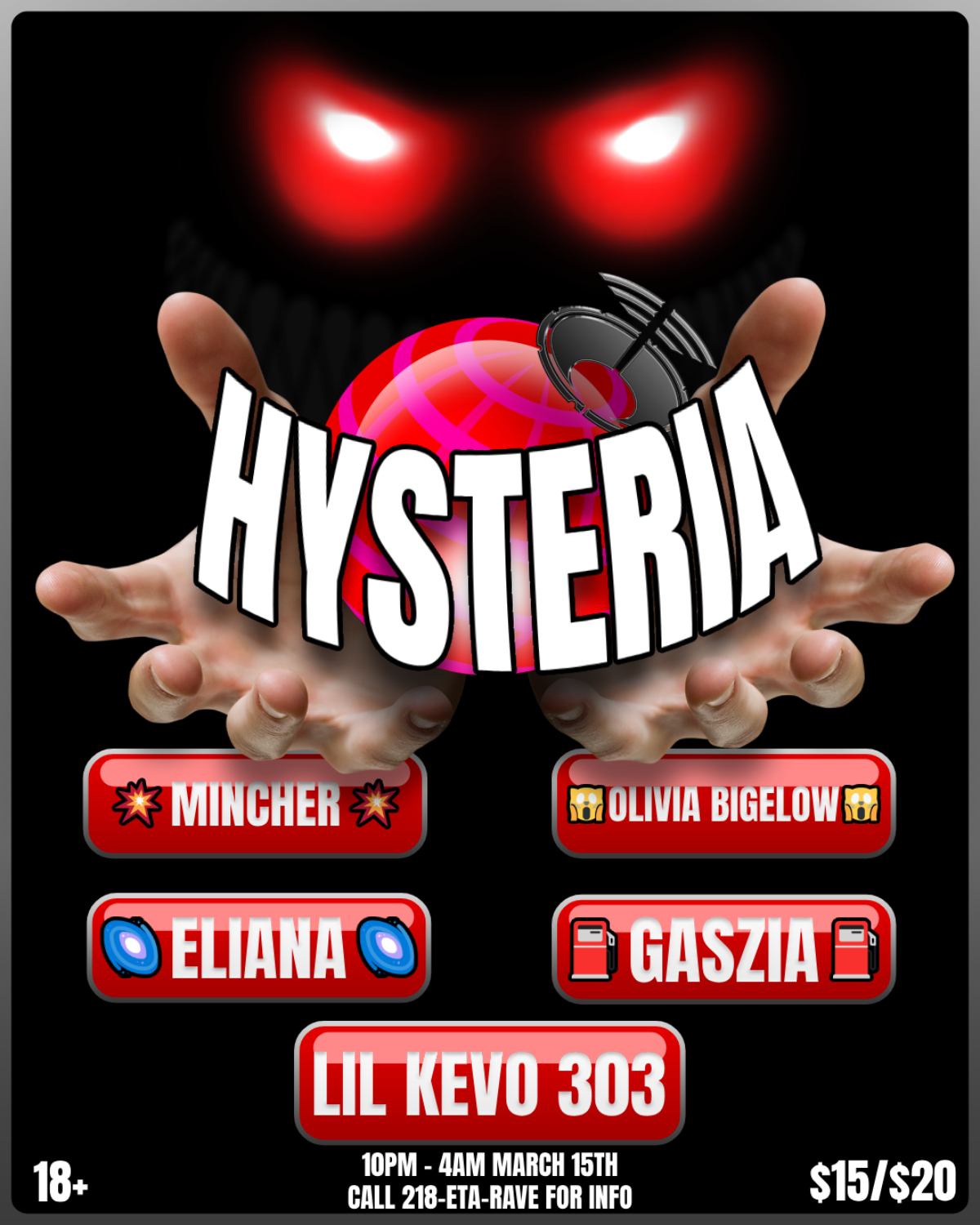 Hysteria rave!